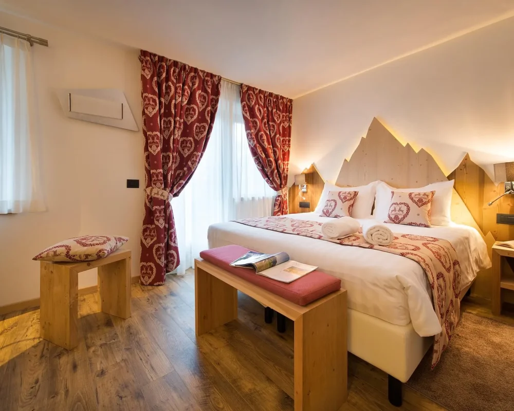 Camera Comfort dell'Hotel Bucaneve a Livigno