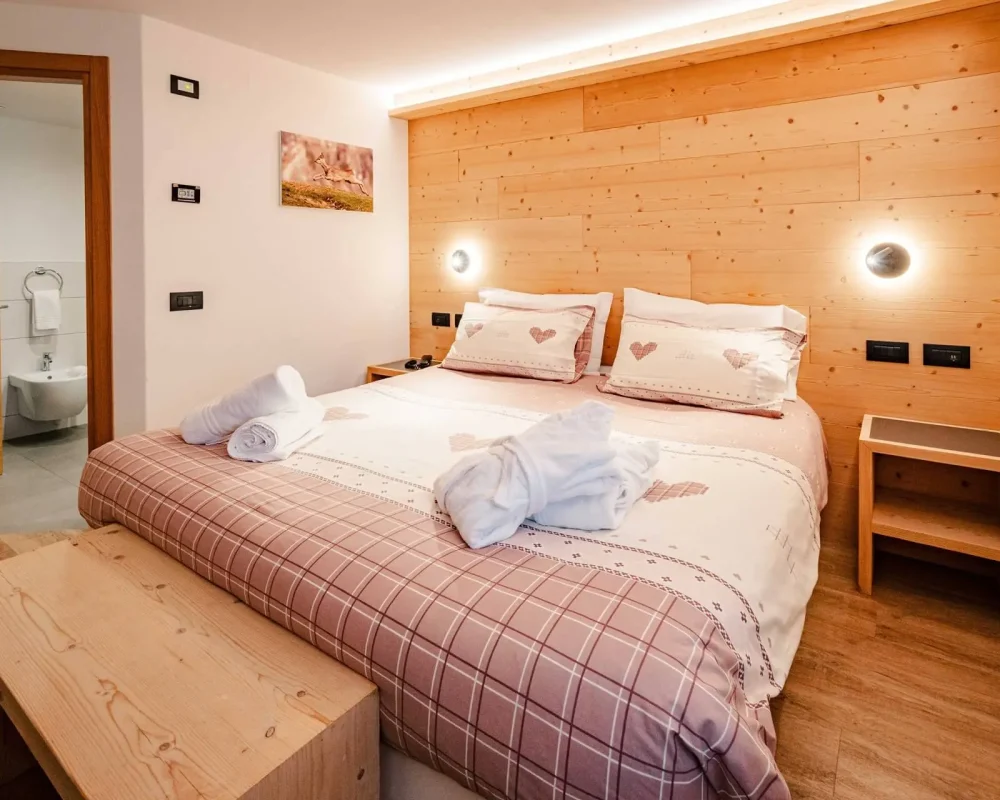 Camera Standard dell'Hotel Bucaneve a Livigno